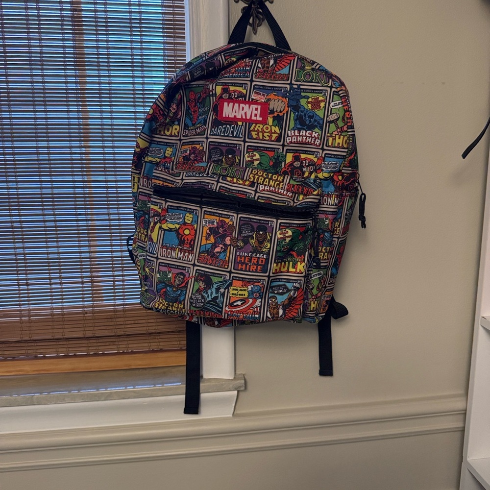 Marvel Multicolor Comic Backpack - image 1